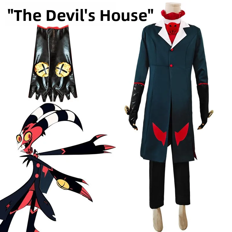 

New Arrival Halloween Performance Costume BLitzocosplay Men Women's Clothing Hell's Inn Animation Theme Stage Outfit