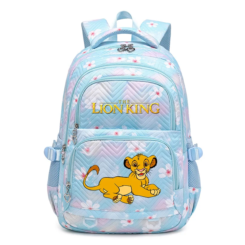 Disney The Lion King Waterproof Women Backpack Female Travel Bag Backpacks Schoolbag for Teenage Girls Bookbag Mochila