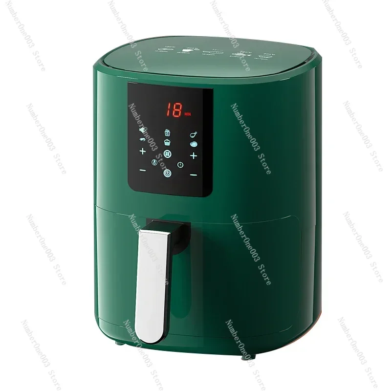 5L Portable Air Fryer 220V/1350W Lager Capacity  Smoke-Free Air Oven Household Opaque  Electric Fryer JTG-01Kitchen Appliances