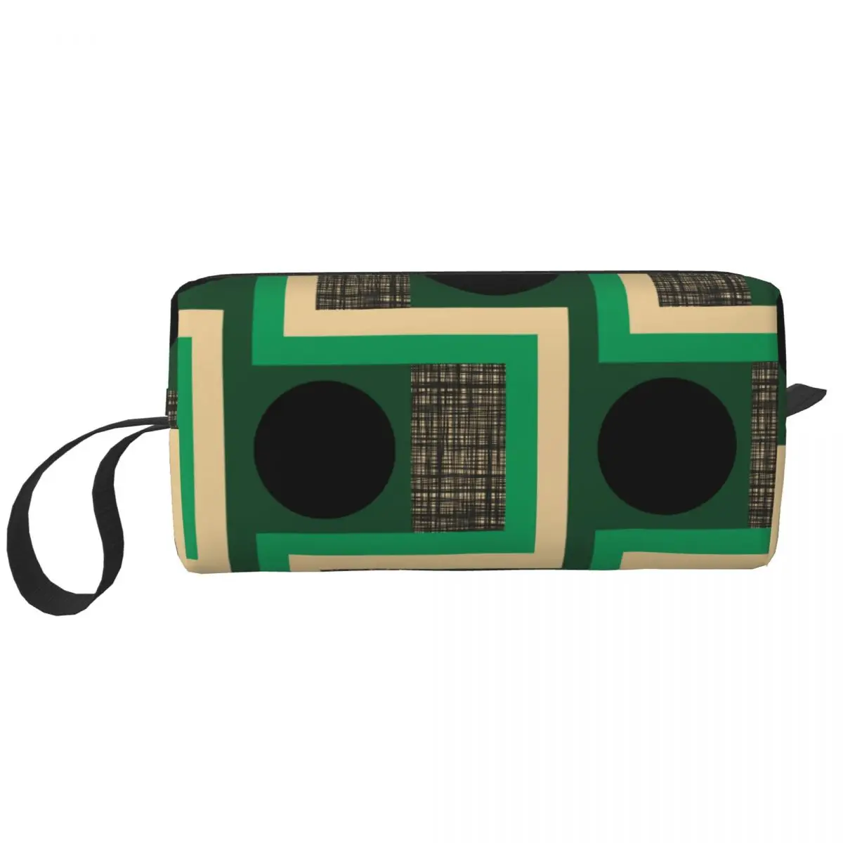 Custom Balcony Spot Print In Emerald Green Makeup Bag Women Travel Cosmetic Organizer Fashion Storage Toiletry Bags