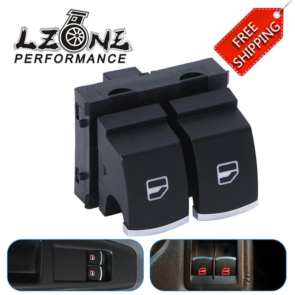 Window Control Switch Button For VW Eos Golf MK5 MK6 GTI 2 Door Scirocco Tiguan Polo 5K3959857/5K3959857A/5K3 959 857 A