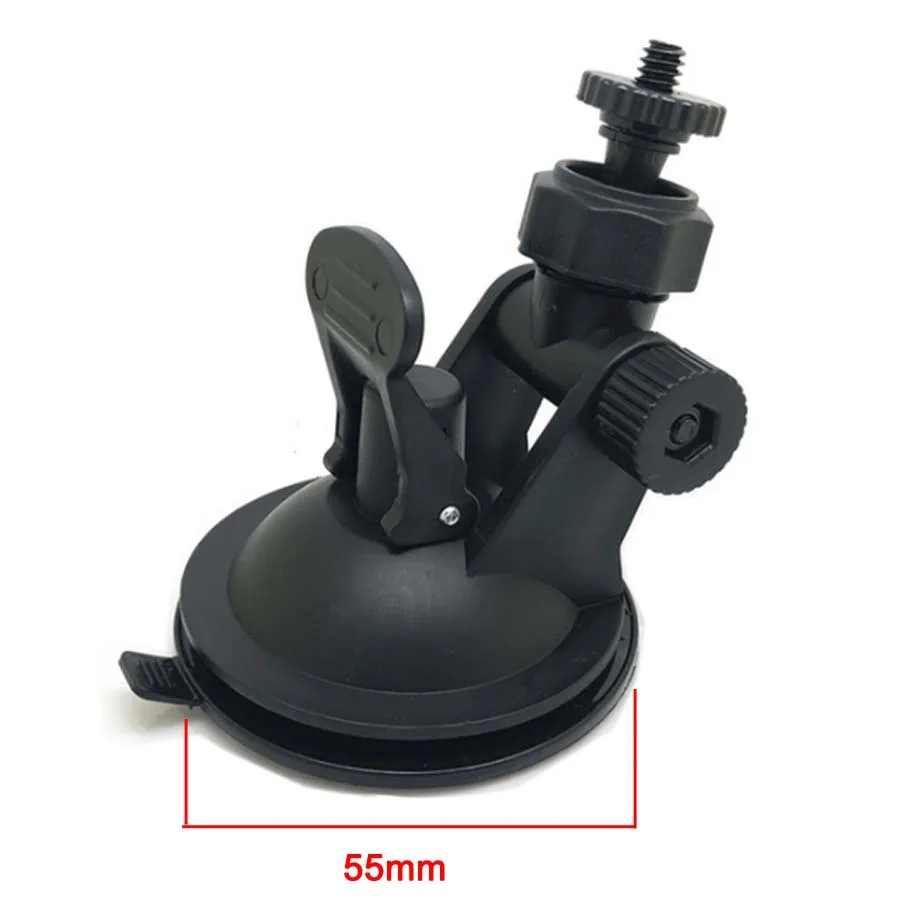 4mm & 6mm Screw Head Suction Cup Base Car DVR Holder DV GPS Navigation Camera Phone Bracket 15mm Ball 360 Rotation Sucker Mount