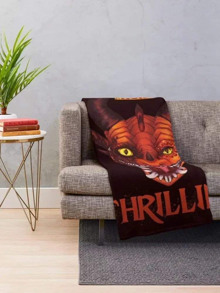 Wings of Fire - Queen Scarlet - Thrilling Throw Blanket