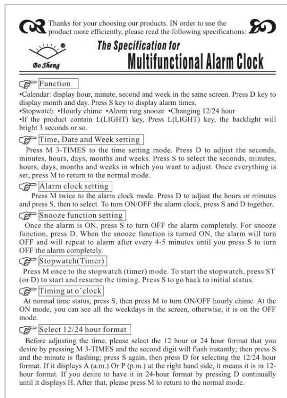 Sleek Small LCD Alarm Clock with Date Display and Night Light Functionality for Enhanced Usability in Various Settings