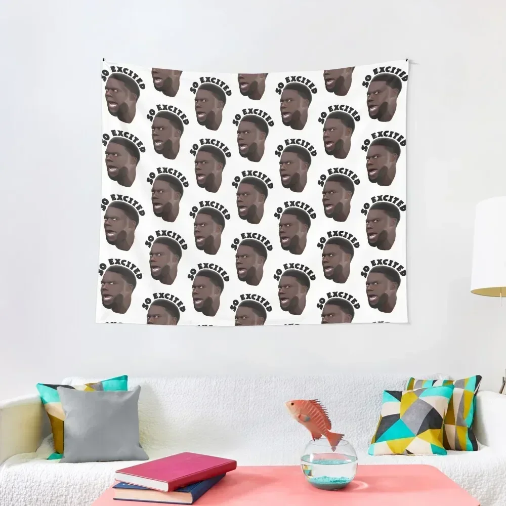 Kevin Hart So Excited Tapestry Luxury Living Room Decoration Korean Room Decor Tapestry