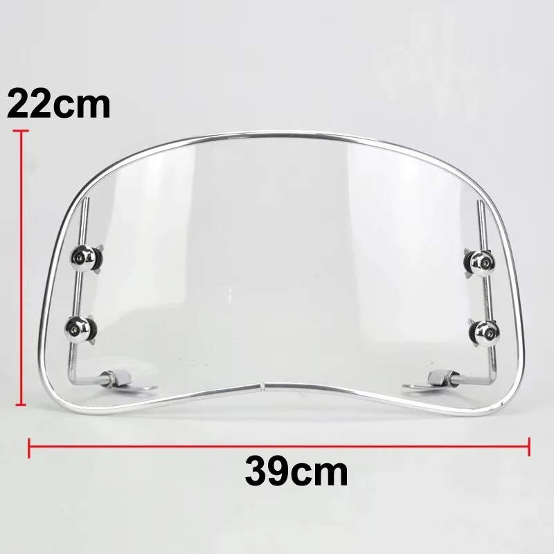 กระจกบังลมหน้ารถมอเตอร์ไซค์แบบใส สำหรับรถไฟฟ้ารุ่น Roman Holiday