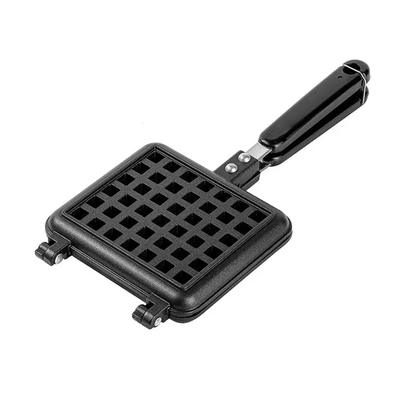 AA10RR Stove Top Waffle Iron Plates, Deep Fill Non-Stick Aluminum Alloy Traditional for Easy Clean B