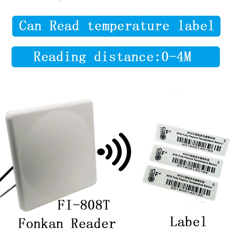 UHF RFID Passive Temperature Tag For Cold-Chain Iogistics