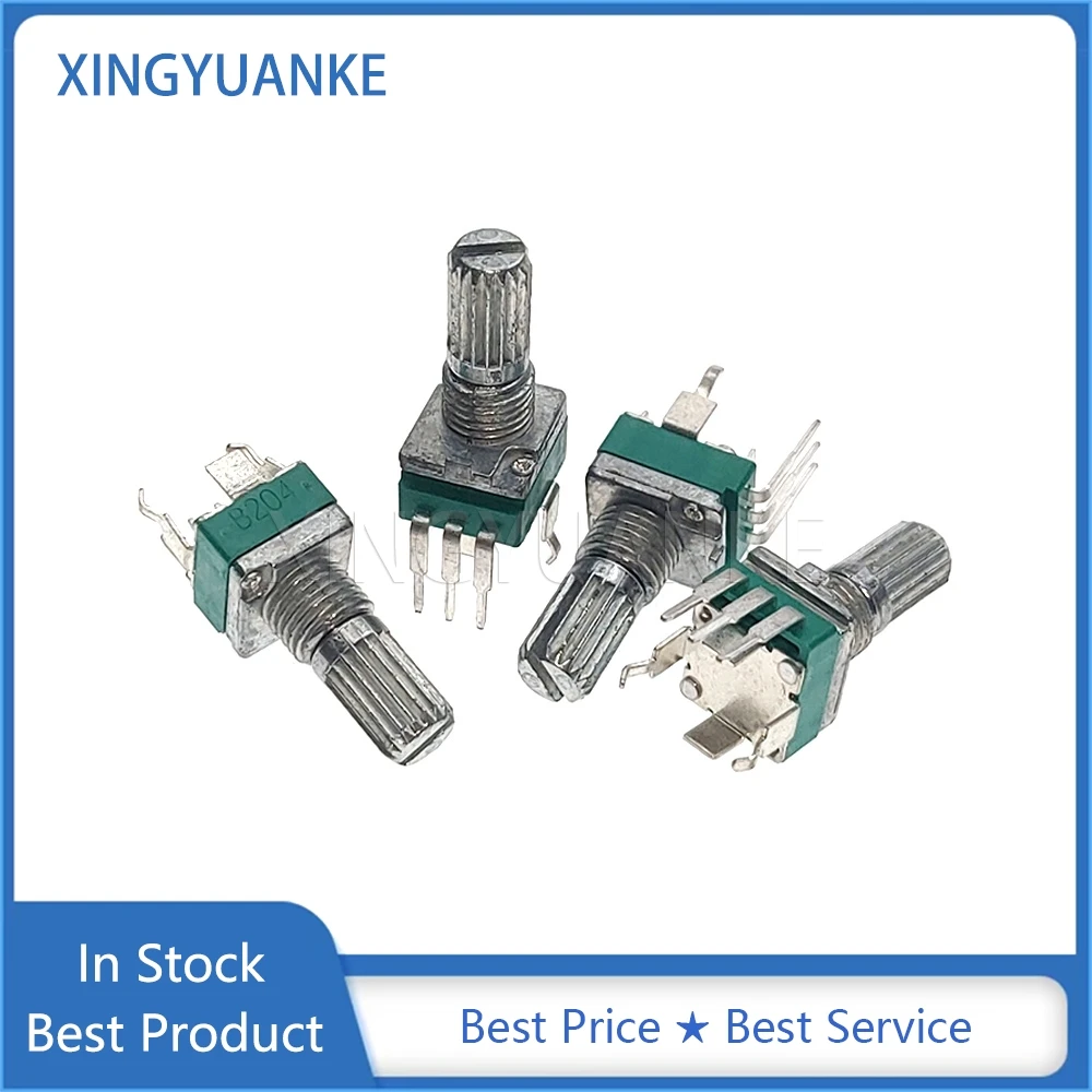 5 шт. RV097 Тип RK097 изогнутые вертикальные одиночные с кронштейном B5K 10K 20K 50K 100K B502 B103 B503 B104 3-контактная длина вала 15 мм