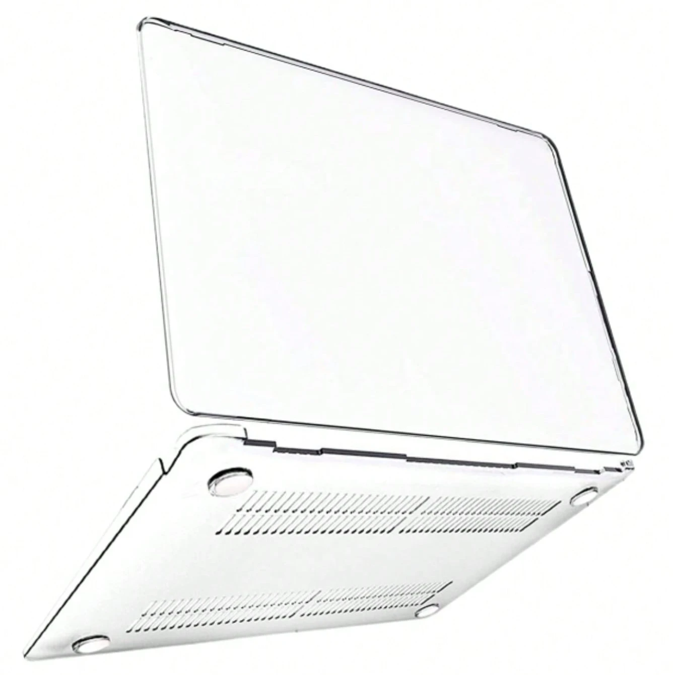 Capa para Macbook Crystal Transparency Ceia Fina Frost Clean 1 unidade de capa e 1 unidade de base para Macbook Air Pro