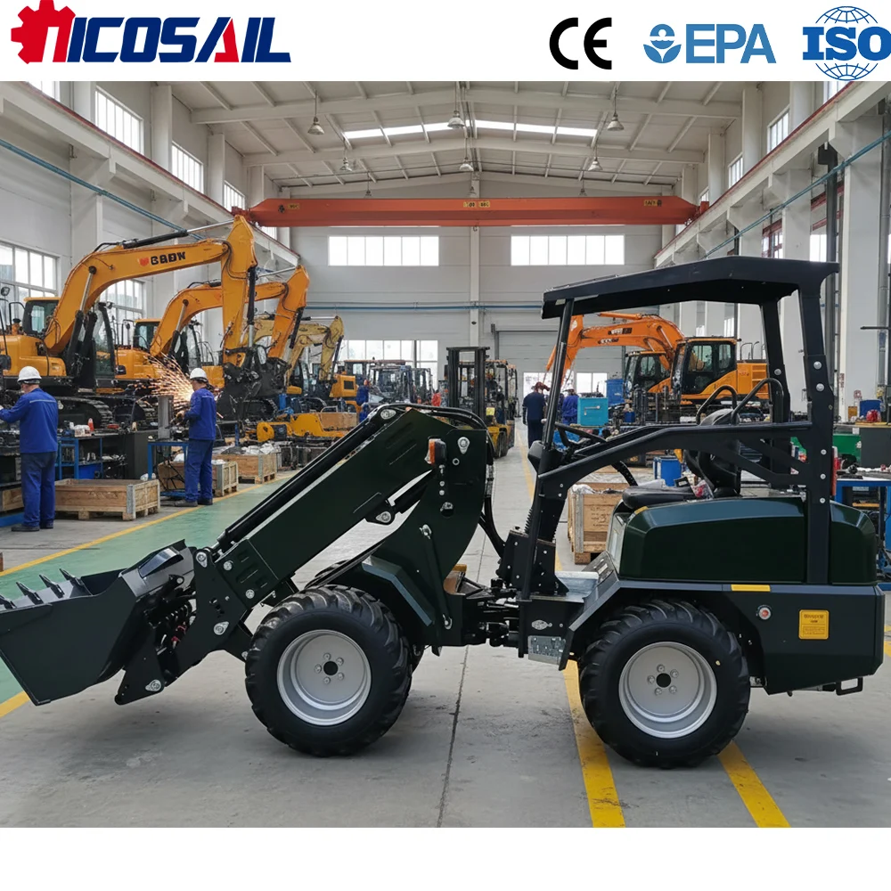 

Custom KZL918 Mini Telescopic Loader Euro 5 CE Compact High Reach Loader for Farm Garden and Construction Work