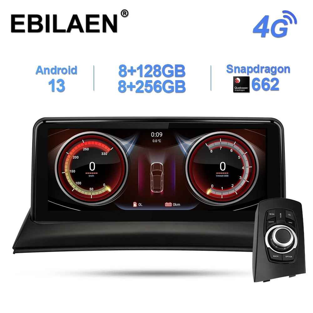 Android 13.0 EBILAEN Car Multimedia Player For BMW X3 E83 Autoradio Navigation GPS Stereo Headunit IPS 10.25' Screen Carplay