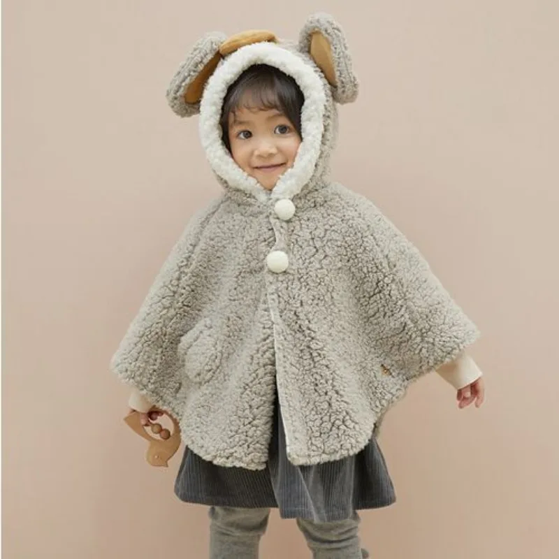 Kinder Frühling Herbst Winddichter Warmer Umhang Baby Ausflug Sonnenschutz Cape Jungen Mädchen Outdoor Freizeit Schal Kinder Säuglingsjacke