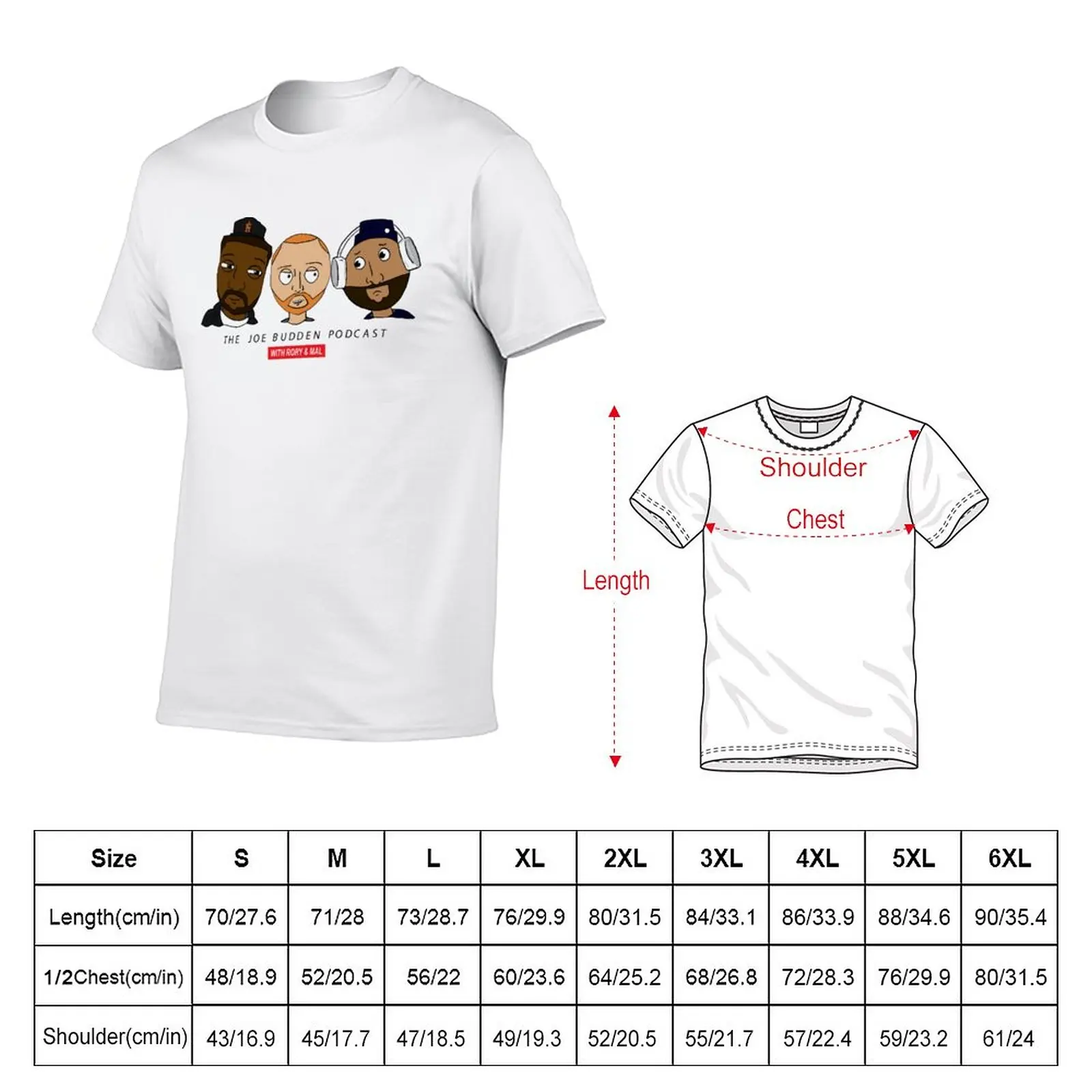 New The Joe Budden Podcast T-Shirt graphic t shirt anime quick drying t-shirt fitted t shirts for men