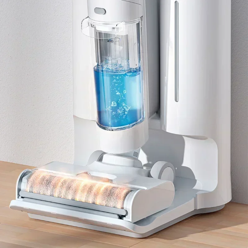 XIAOMI MIJIA Высокотемпературный беспроводной пылесос для влажной и сухой уборки, швабра для мытья горячей воды, ручная умная мойка для пола, самоочистка или