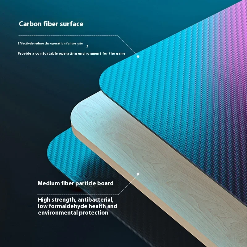 Adjustable Gaming Desk I Shape Decoration Computer Durable Construction Table High Performance Tavolo Da Gioco Furniture