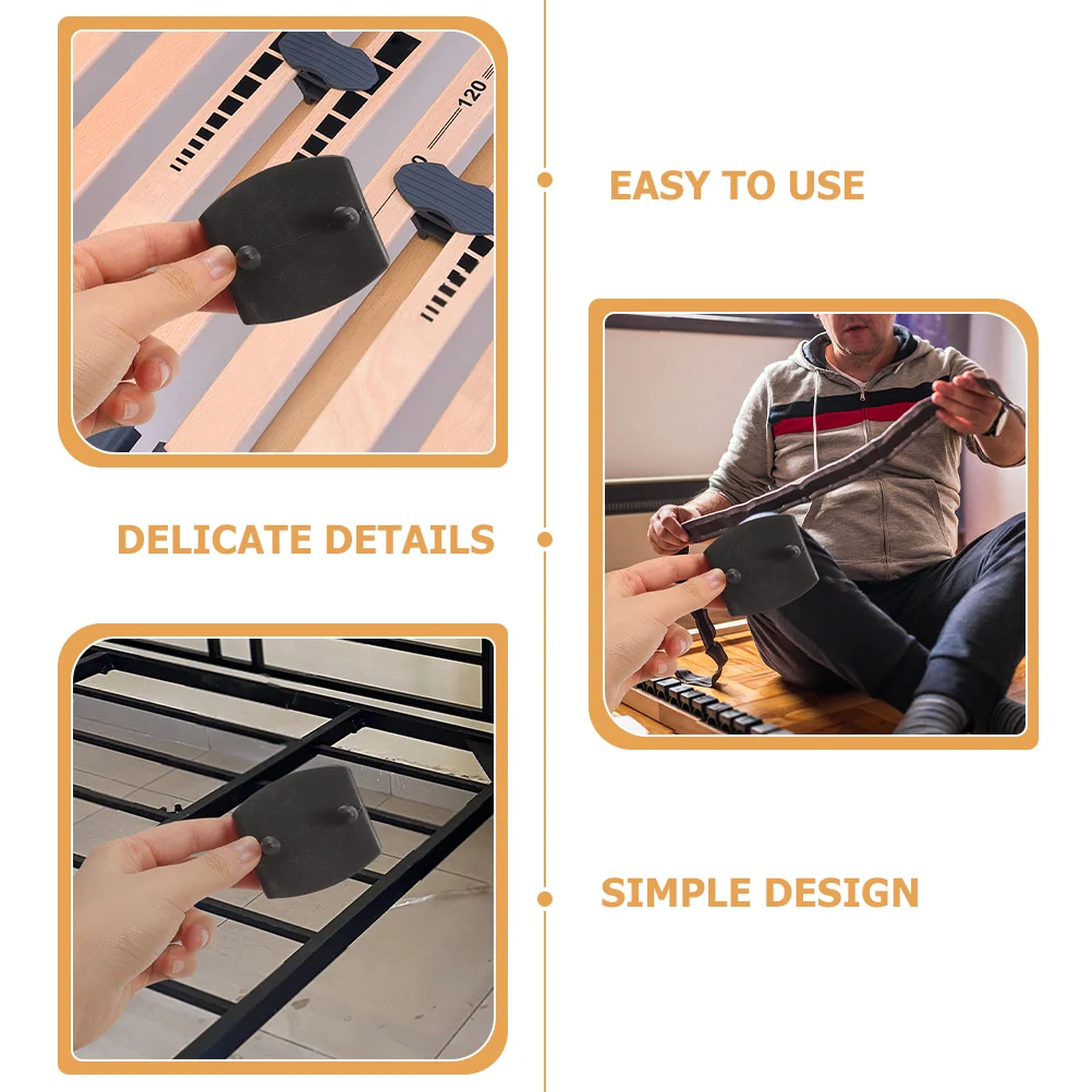 Single Head Bed Slat Cover, tampas de plástico, Risers Substituição Móveis