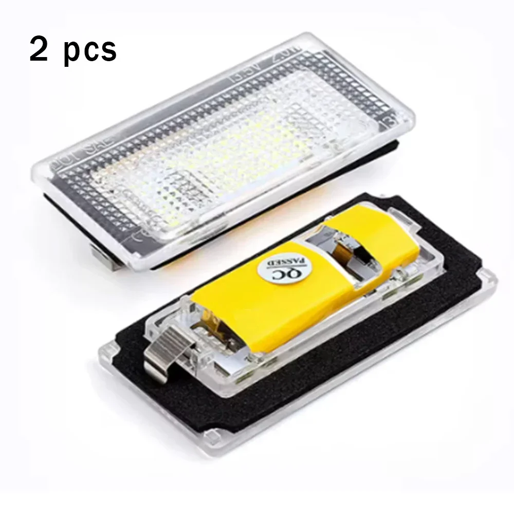 

Car Flashing 2Pcs Auto Canbus White 12V No Error Led License Plate Lights for BMW Mini Cooper S R53 ONE R50 2001-2006 R52 2004
