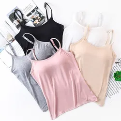 Women Fashion Casual Solid Color Camisole Vest Comfortable and Simple Women Strapless Bra without Steel Rings