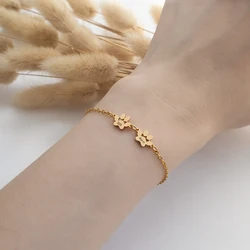 Minimalist Claw Bracelet Customized Engraved Name Bracelet Personalized Stainless Steel Dog Claw Bracelet