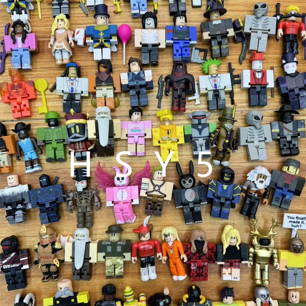 Original multi style 6.5cm~8.5cm modular robot for children\'s play house toy figurines