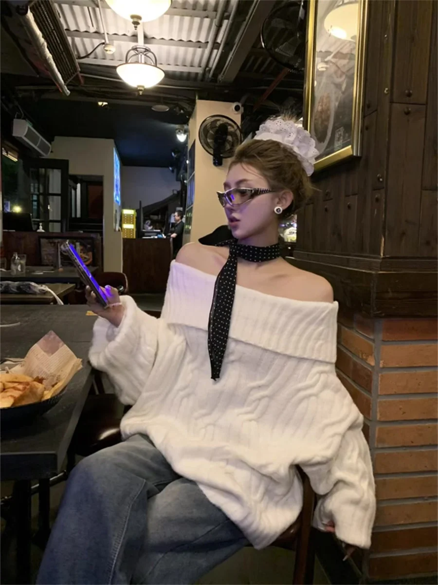 

Sweaters Jumpers Pullovers Women Knit Top Crochet Worsted Vintage Pattern Professional Business Meeting Formal Lady OL Work Warm