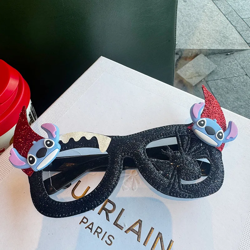 Disney cartoon Halloween vestire festa festiva atmosfera decorazione oggetti di scena bambini adulto montatura per occhiali personalità creativa