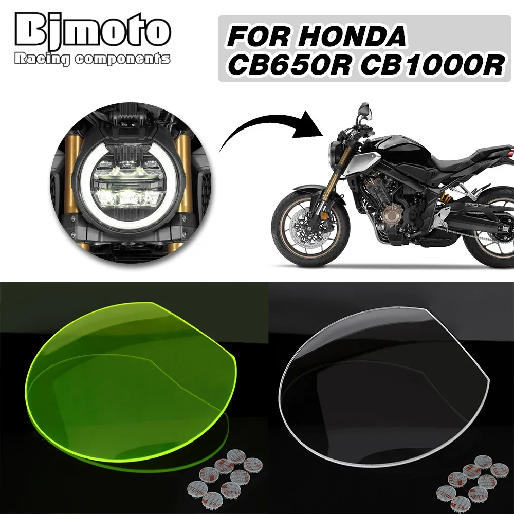 Motorcycle Headlight Screen Protective Shield for Honda CB650R CB1000R CB 650R 1000R 650 R 2018 2019 2020 2021 2022 2023