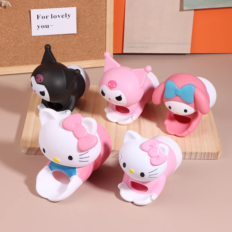 New Sanrio Hello Kitty Kuromi Hangyodon Cartoon Creative Simple Faucet Extender Cute Kawaii Anime Character Faucet Splash Guard