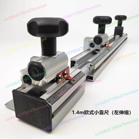 Miter Gauge Aluminum Fence Precision Sliding Table Saw Telescopic Angle Backplane Precision Cutting Board Saw Angle Locator