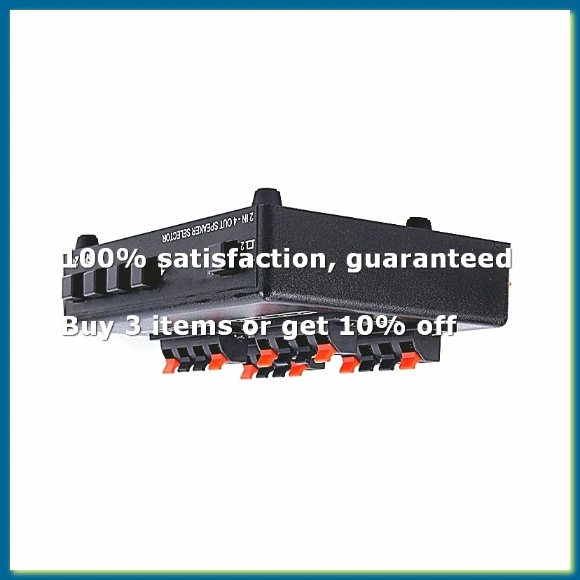 SP-24 Mini 2-IN-4-OUT Stereo Audio Selector Amplifier Switcher Box Speaker Splitter