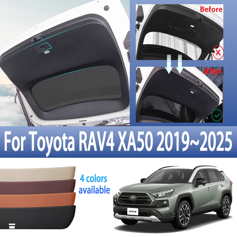 

Auto Accessories For Toyota RAV4 XA50 2019~2025 MK5 Car Rear Trunk Door Covers Protective Anti-dirty Tailgate protective pad