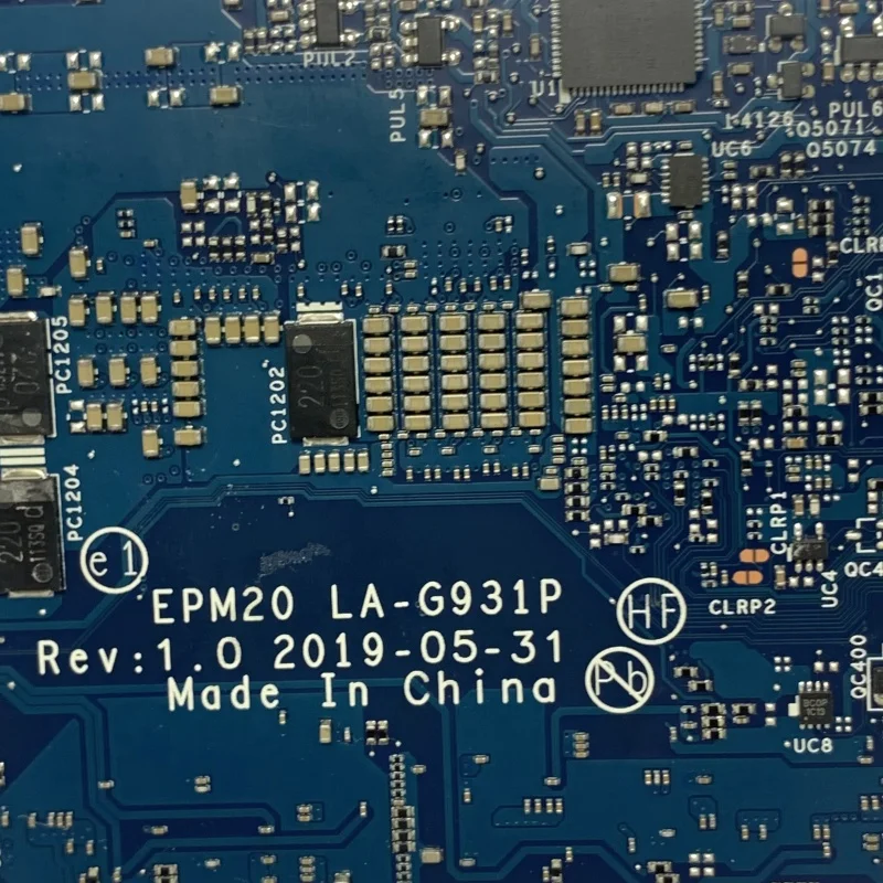 EPM20 LA-G931P For HP EIite X2 G4 High Quality Mainboard With SRF9W I7-8665U CPU Laptop Motherboard 100%Full Tested Working Well