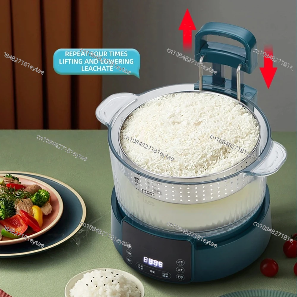 

3L Rice Soup Separation Lifting Electric Hot Pot Sugar-controlled Rice Cooker Household Intelligent Health Pot