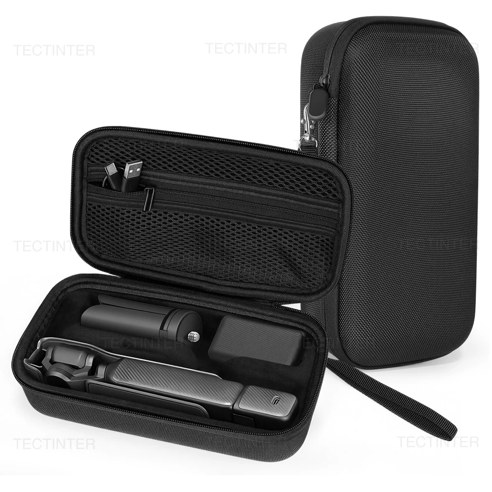 Tragetasche für DJI OSMO Pocket 3/4/Xtra Muse Zubehör, Reisetasche, Aufbewahrungstasche, EVA-Hülle mit Handschlaufe, Kameraschutz