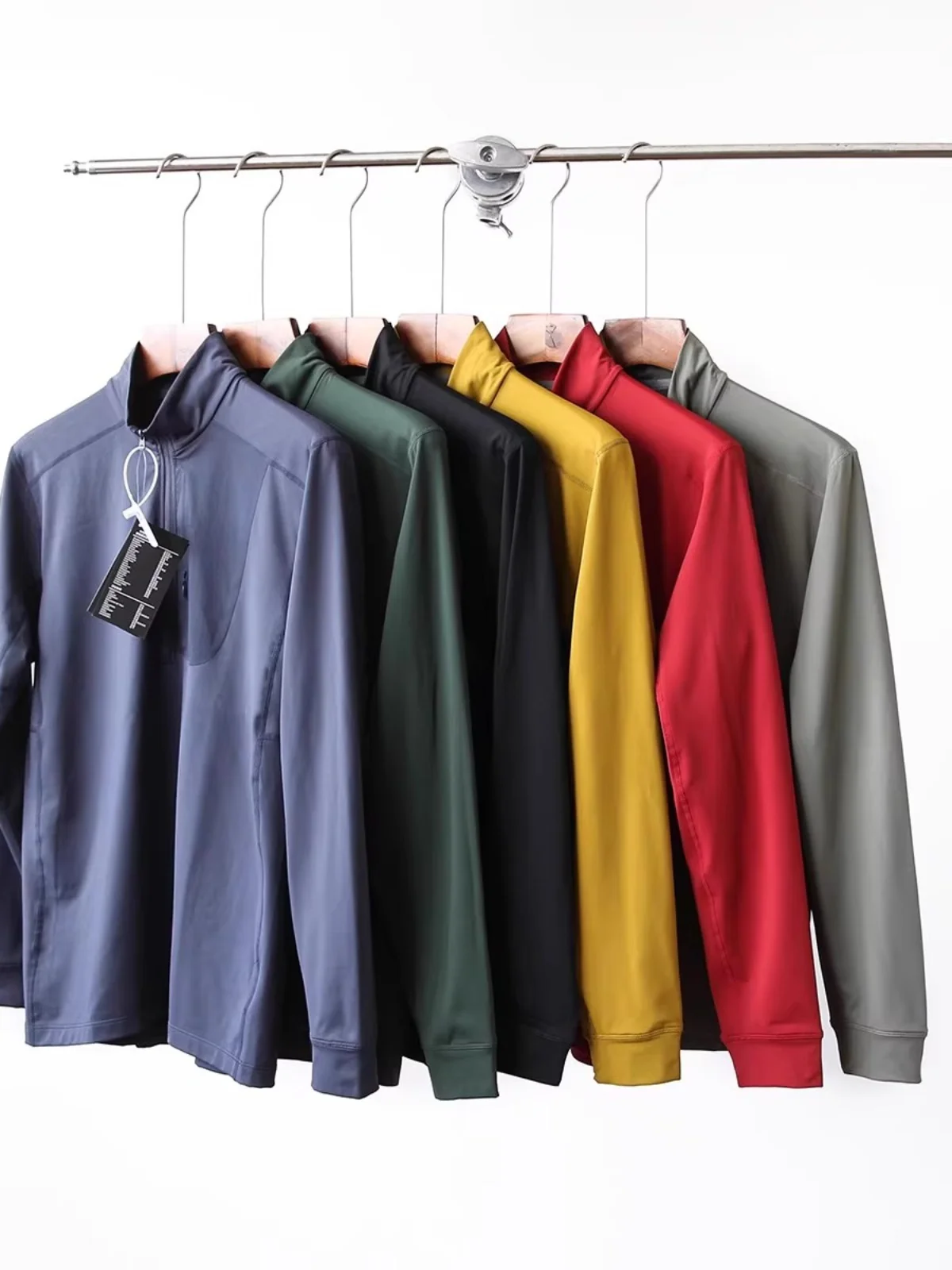 Men's Outdoor Fleece Long Sleeve Thermal T-Shirt Stand Collar Functional Style Autumn Winter Warm Top Standard Fit Base Layer...