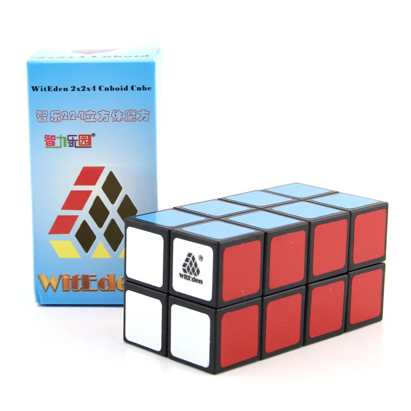

Witeden Puzzle Cube 2x2x4 Black 224 Cube Educational toys