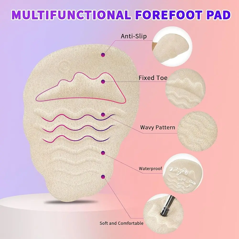 Accessories Non-slip Metatarsal Pads Soft Absorb Shock Metatarsalgia Insoles Gel Forefoot Pads