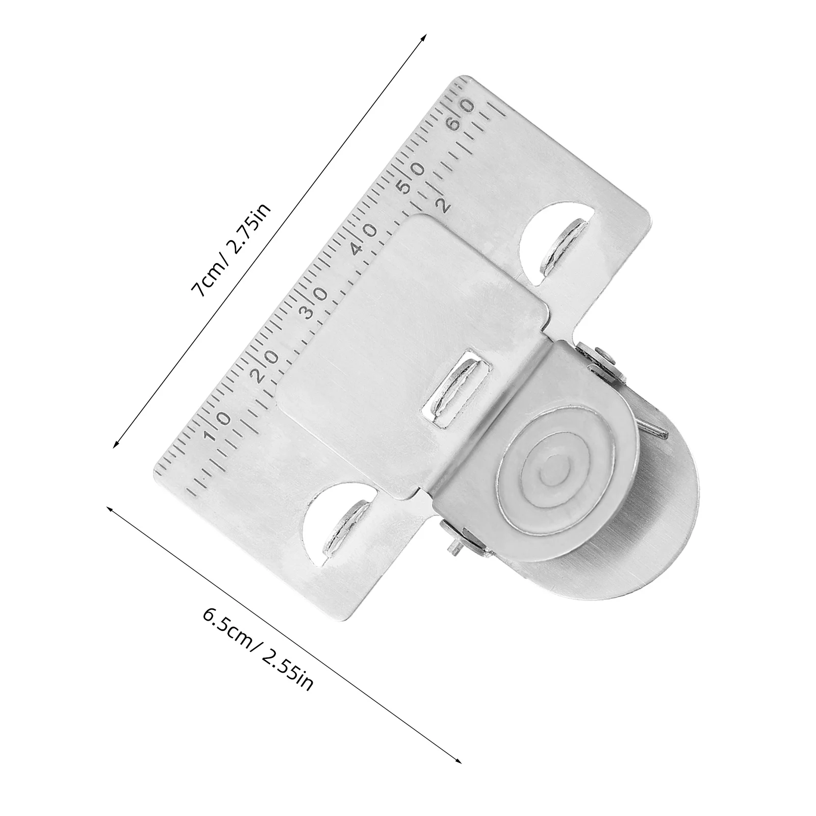 1pc Clip For Stainless Steel Precision Tape Measuring Tool Fixed Ruler Holder Tape Positioning Clip Measuring Clamp Drawing Tool