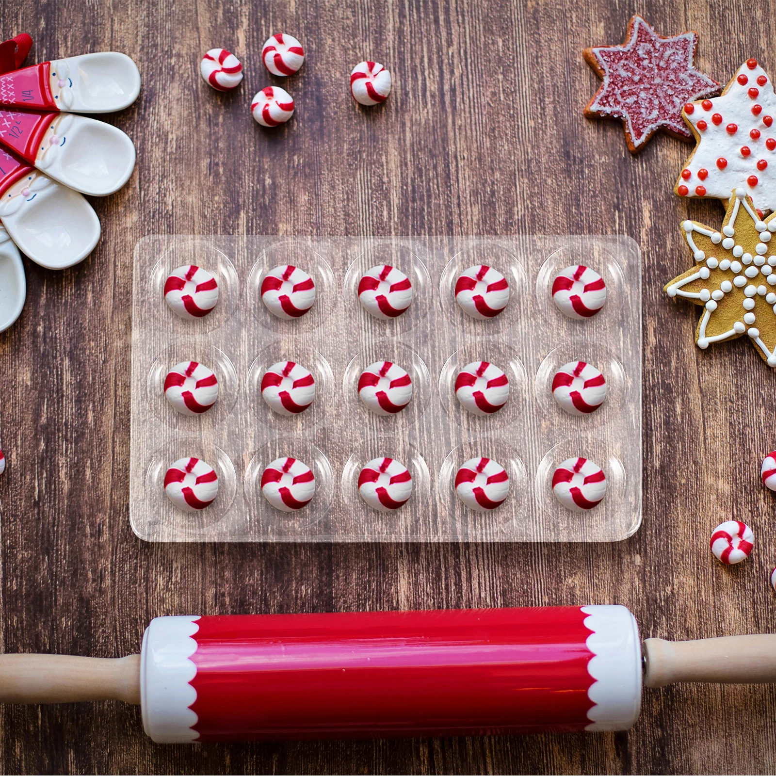 

2Pcs Sugar Flower Drying Tray Holder Transparent Plastic Fondant Shaping Tray Mold Cake Decorating Chocolate Mold