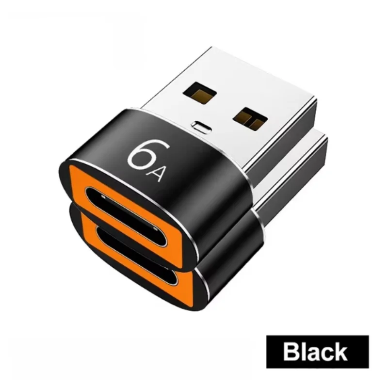 6A USB To Type C OTG Adapter USB USB-C Male To Micro USB Type-c Female Converter For Macbook Samsung S20 USBC OTG Connector