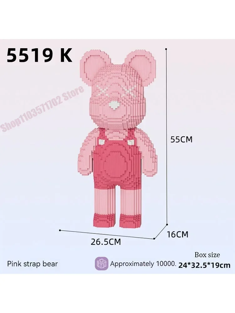 

Building Blocks Mini Bearbrick Diamond Bricks Toys for Children Gifts