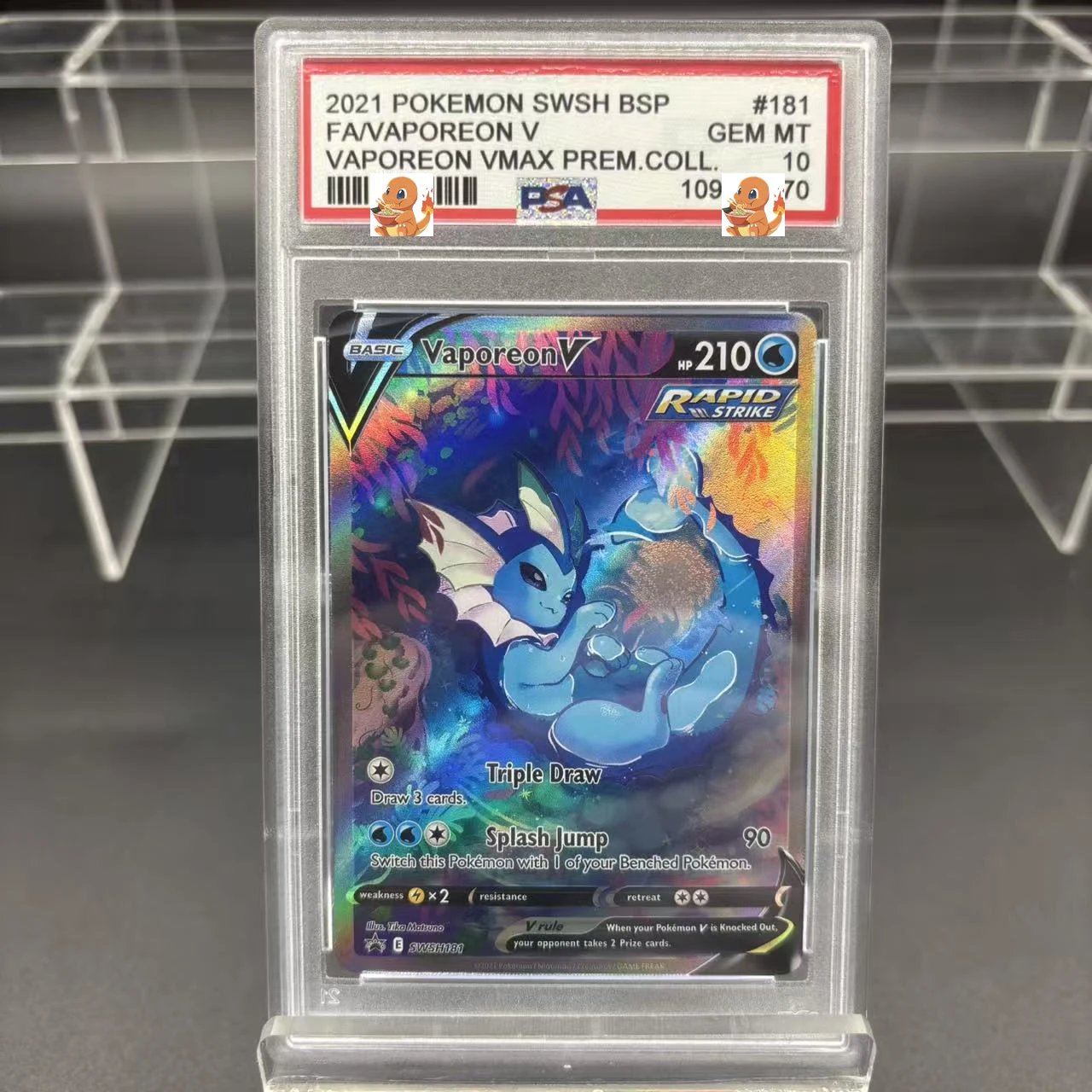 Diy 1 stks/set Pokemon PTCG PSA Mewtwo GX Seismitoad Self Control Verzamelen Handtekening Trading Flash Card Anime Cartoon Gift