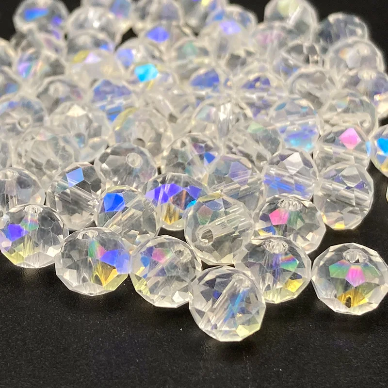 2 3 4 6mm Faceted Rondelle Austria Crystal Glass Beads for Jewelry Making DIY Loose Spacer Beads Earring Bracelets Supplies