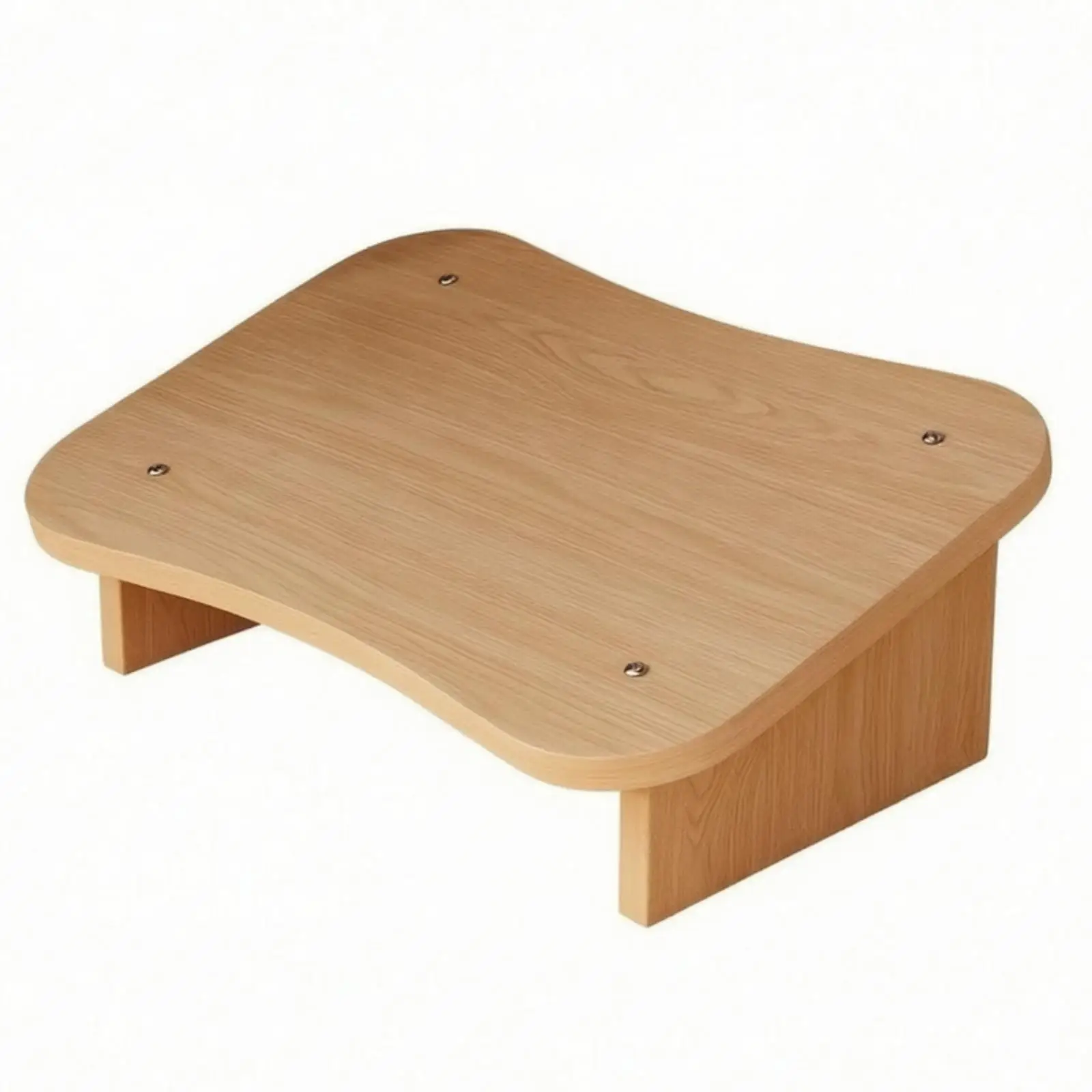 Foot Rest for Under Desk Office Wooden Ergonomic Stool Non Folding Slanted Support Legs Compact 50x30 Cm for Work Reading Gaming