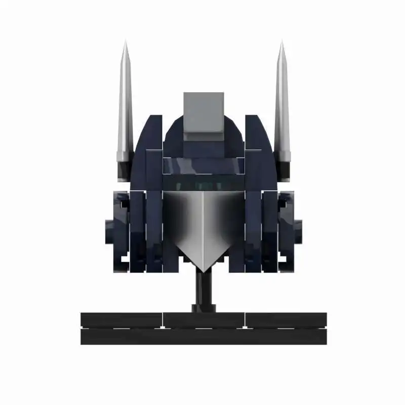 Klocki konstrukcyjne MOC, figurka anime, samochód, rzeźba głowy, figurka, element ekspozycyjny, model, zabawka do samodzielnego montażu dla chłopców