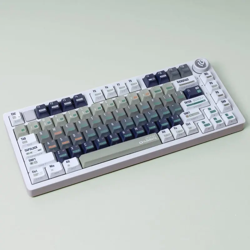 أغطية مفاتيح شفافة كيميائية نقش جانبي 130 مفتاح Pbt غطاء مفتاح الكرز الكورية الروسية الغربية الإسبانية أغطية مفاتيح ميكانيكية للوحة المفاتيح #6