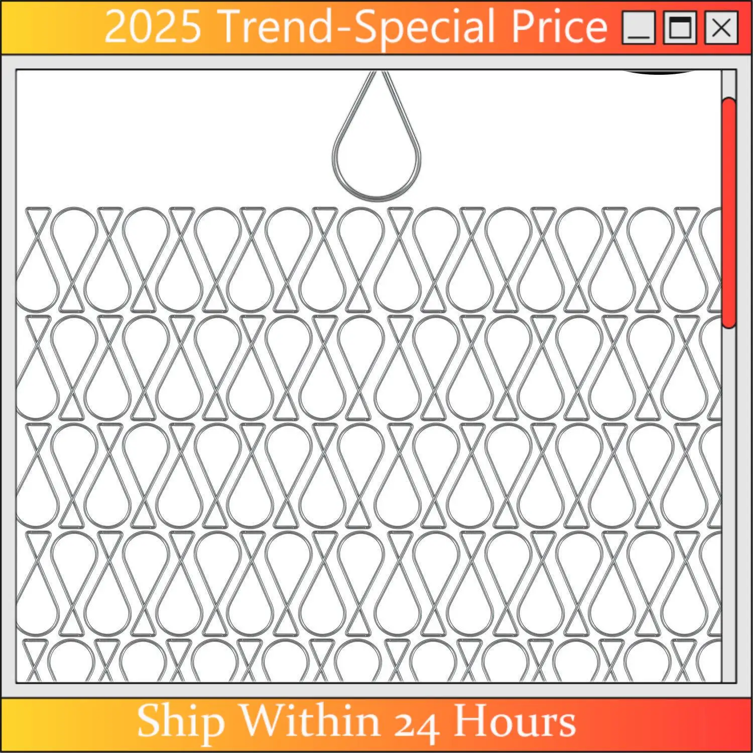 AA64 Ceiling Hooks (Set Of 100) - Drop Ceiling Clips Perfect For Wedding Decorations And Classroom Decorations - T-Clip Compatib