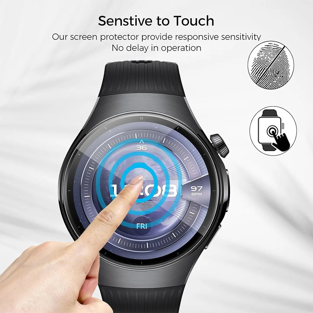 1-6 قطعة حامي الشاشة لهواوي ساعة 5 46 مللي متر 42 مللي متر Smartwatch هيدروجيل فيلم لهواوي ساعة 5 42 مللي متر 46 مللي متر لا الزجاج اكسسوارات #5