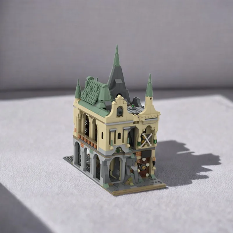 1172 peças moc exposição de loja ocultista diy modelo herry blocos de construção brinquedos de aniversário presente para fãs de arquitetura gótica